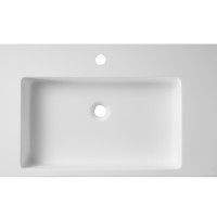 Lavatório Compacto Resina 12x100x46 cm Branco Lavatório Compacto Resina 12x100x46 cm Branco