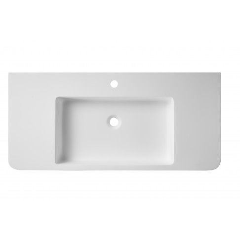 Lavat�rio Compacto Resina 12x100x46 cm Branco