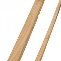 Sarrafao Tosco 50x50x2500 Pinho Seco com tratamento fitosanit�rio