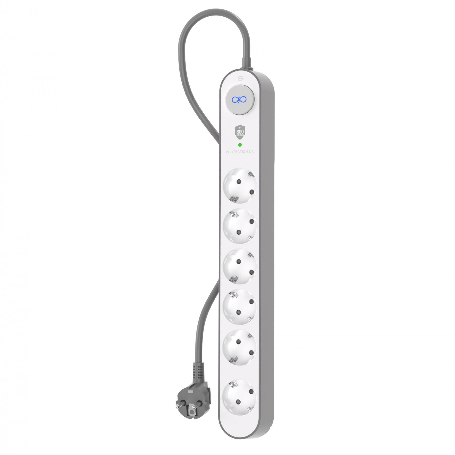 Bloco Proteção 6 Tomadas 800J 1,5m