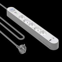 Bloco Prote��o 5 Tomadas + USB A+C 800J 1,5m