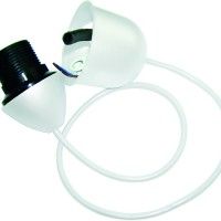 Suspensão Simples PVC E27 Branco Suspensão Simples PVC E27 Branco