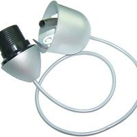 Suspensão Simples PVC E27 Cinza Suspensão Simples PVC E27 Cinza