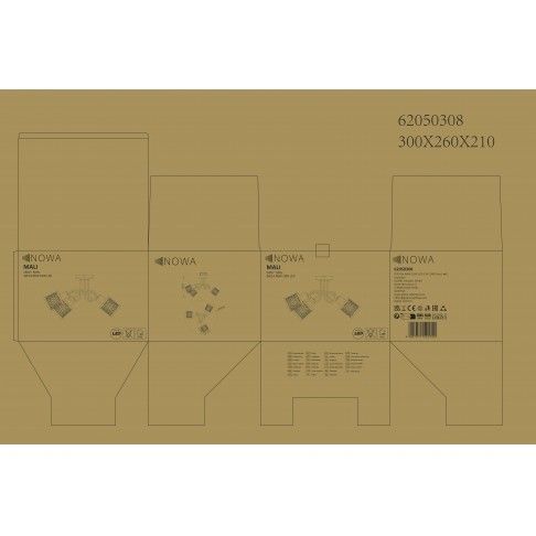 Spot Bambu 3e14 10W Preto