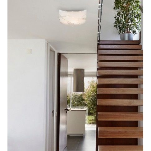 Plafon Quadrado E27 60W Vidro Plafon Quadrado E27 60W Vidro