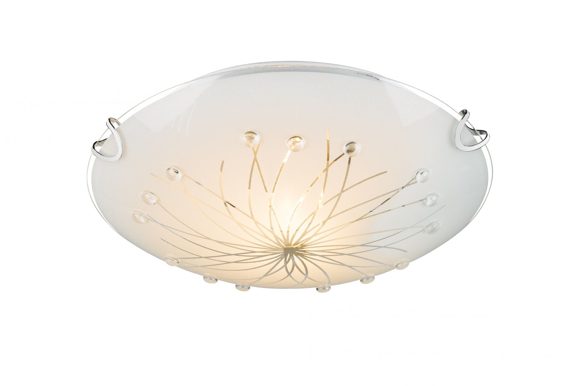 Plafon Redondo 1E27 60W Vidro