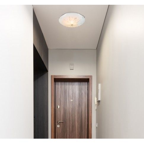 Plafon Redondo 1E27 60W Vidro