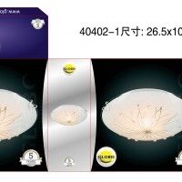 Plafon Redondo 1E27 60W Vidro