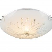 Plafon Redondo 1E27 60W Vidro