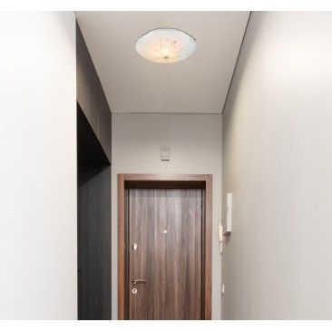 Plafon Redondo 1E27 60W Vidro