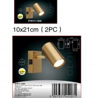 Spot 1GU10 25W Metal Dourado Spot 1GU10 25W Metal Dourado