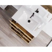 M�vel de Casa de Banho Best 80�80�45 cm - Carvalho H�rcules