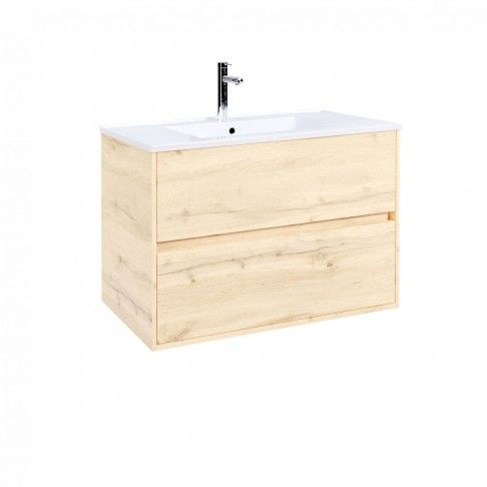 Móvel Atos Suspenso 80x45x55cm 2 gavetas Carvalho Hércules