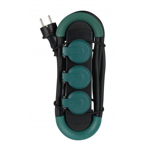 Bloco 3 Tomadas Estanque 6A 3m Bloco 3 Tomadas Estanque 6A 3m