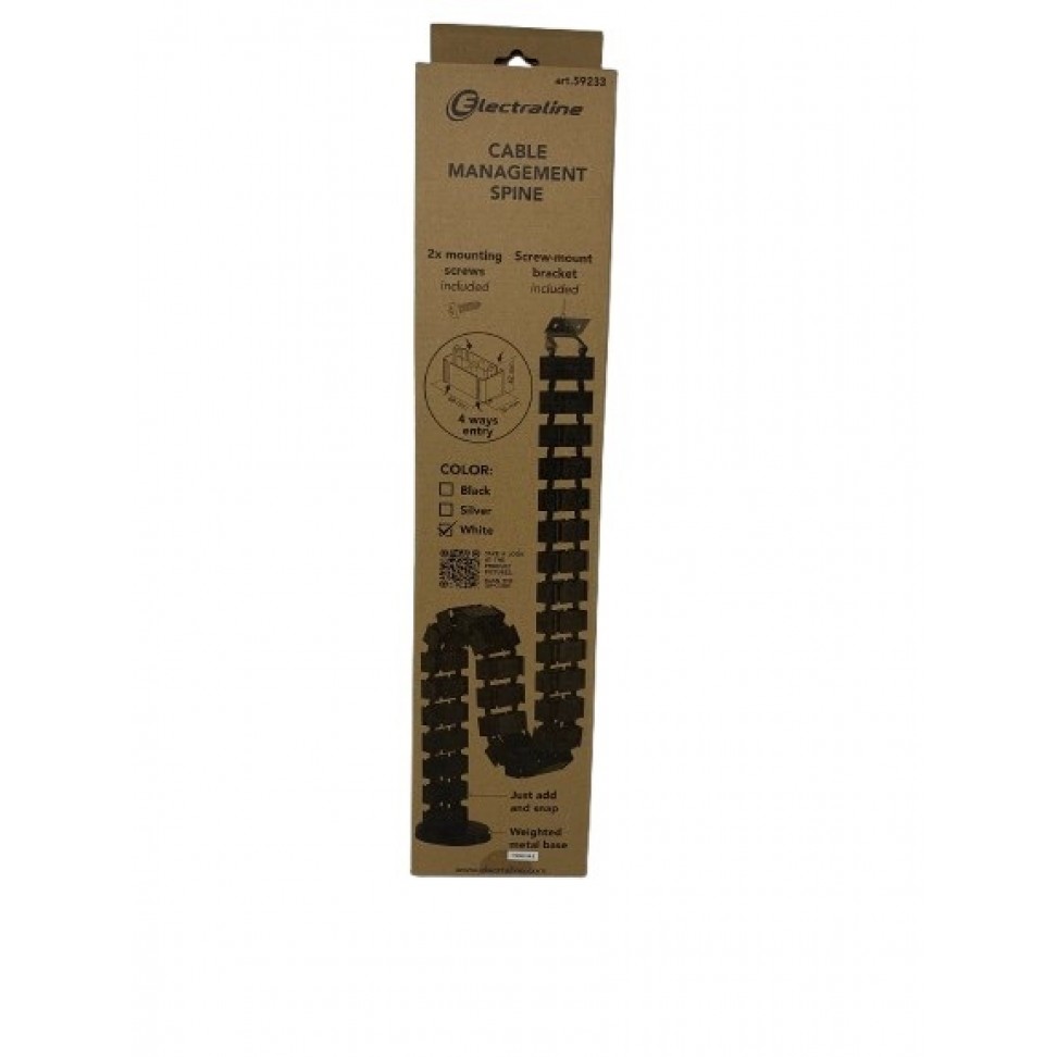 Organizador de Cabos Nylon 1,2m Prata Organizador de Cabos Nylon 1,2m Prata