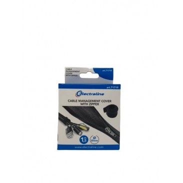 Organizador de Cabos Nylon com Fecho 1,5m Preto Organizador de Cabos Nylon com Fecho 1,5m Preto