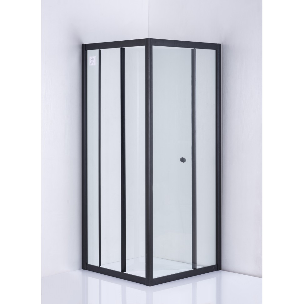 Cabine Duche Prince Transparente 180x80x80cm; Perfil Preto Cabine Duche Prince Transparente 180x80x80cm; Perfil Preto