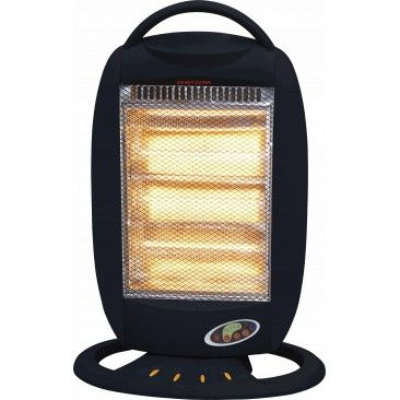 Aquecedor Halog�neo 400/800/1200W com Comando Preto