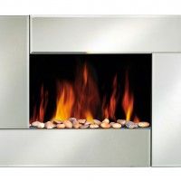 Painel Lareira Espelhado Com Comando