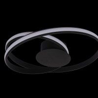 Aplique LED EURA 38W 3000K Preto Aplique LED EURA 38W 3000K Preto