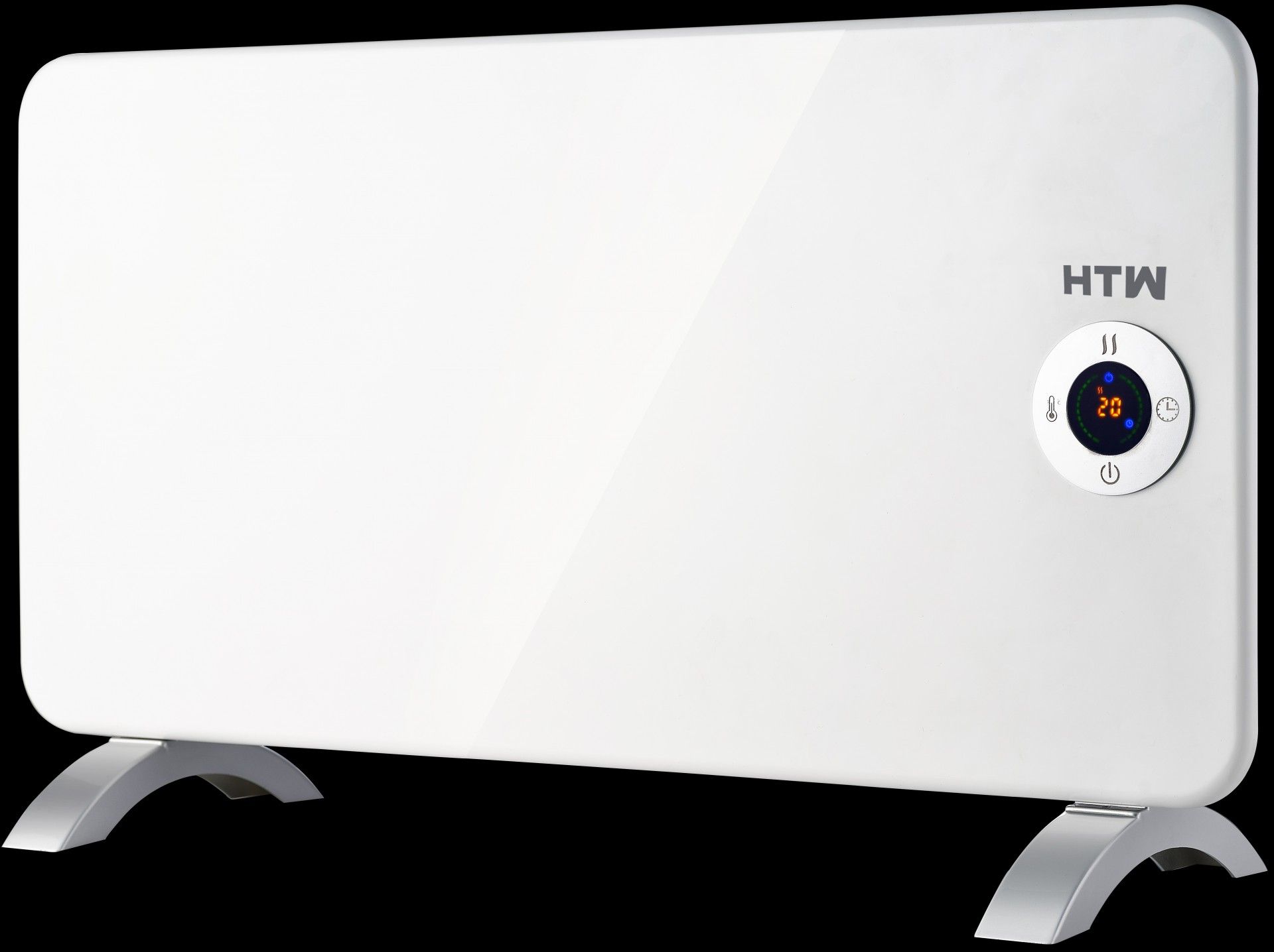 Painel Aquecedor em Vidro Preto 1500W