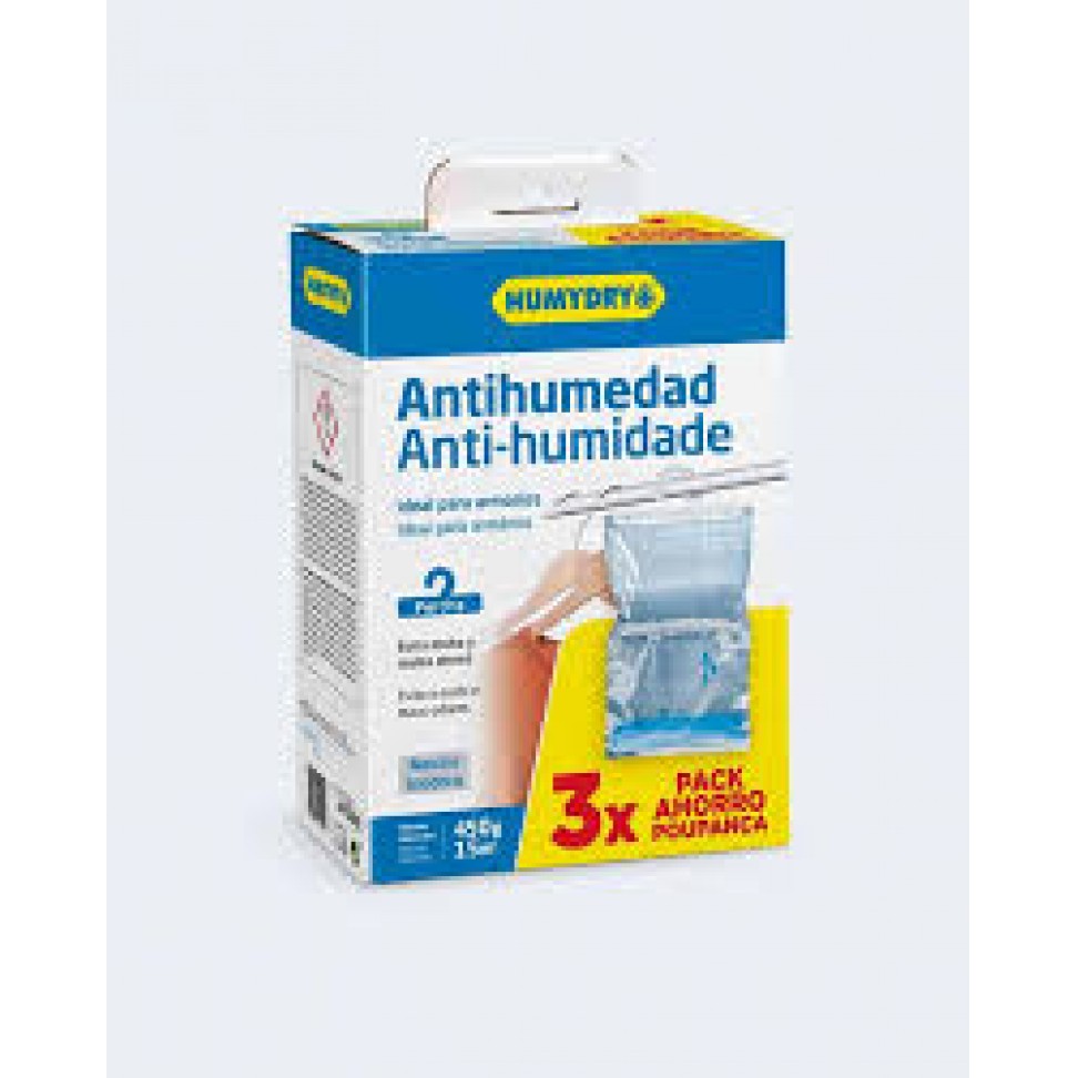 Pack 3 cabides anti-humidade 450gr neutro