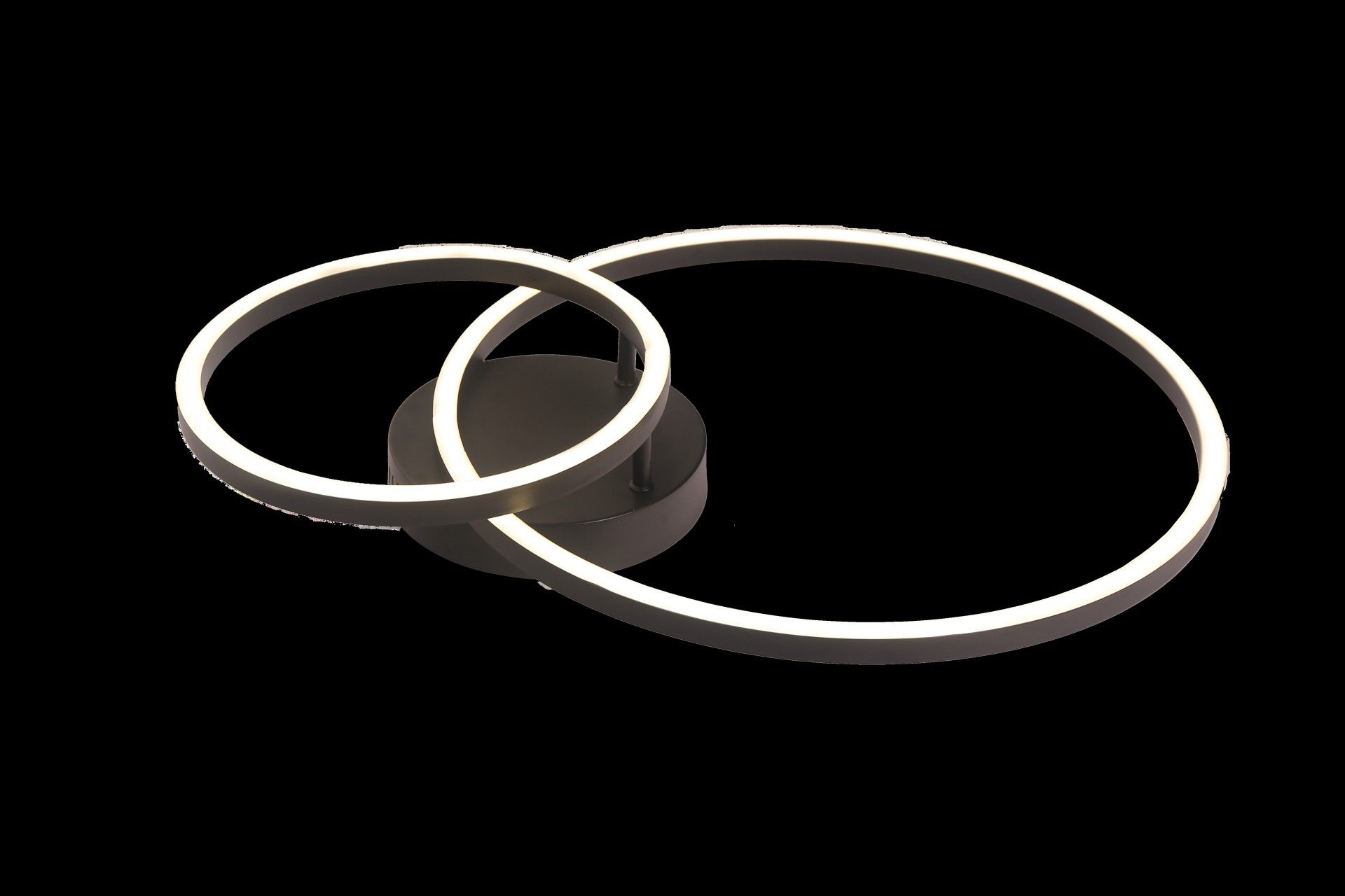 Aplique LED KITEE Duplo 31W 3000K Preto