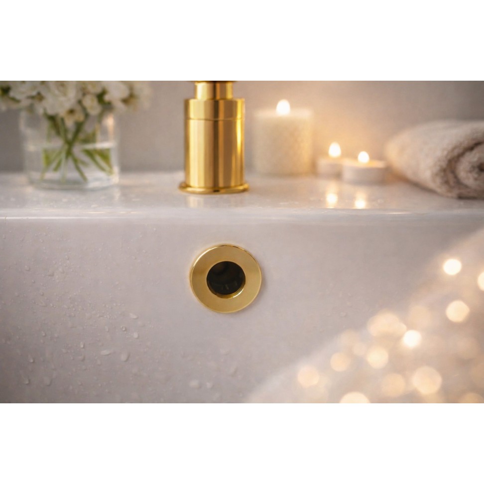 Embelezador de Lavat�rio/Bid� 2.2cm Dourado