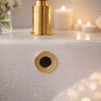 Embelezador de Lavatório/Bidé 2.2cm Dourado Embelezador de Lavatório/Bidé 2.2cm Dourado