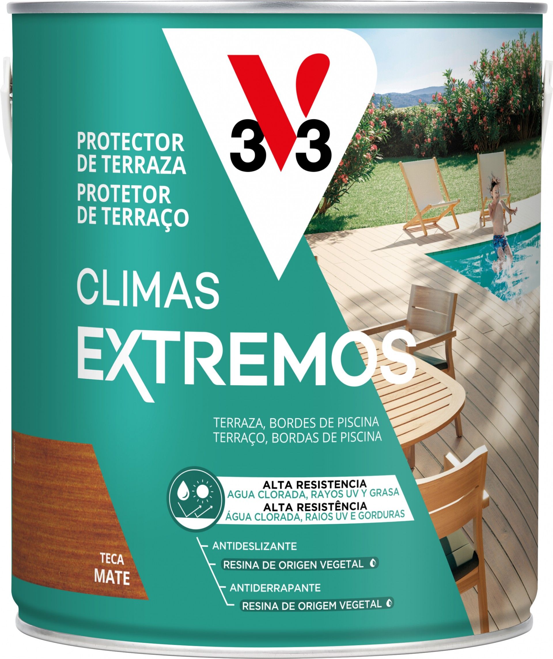 Proteção Terraço Climas Extremos Aqua Teca 2,5l
