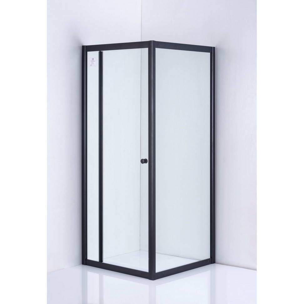 Cabine Duche Prince Transparente 180x80x80cm; Perfil Preto Cabine Duche Prince Transparente 180x80x80cm; Perfil Preto