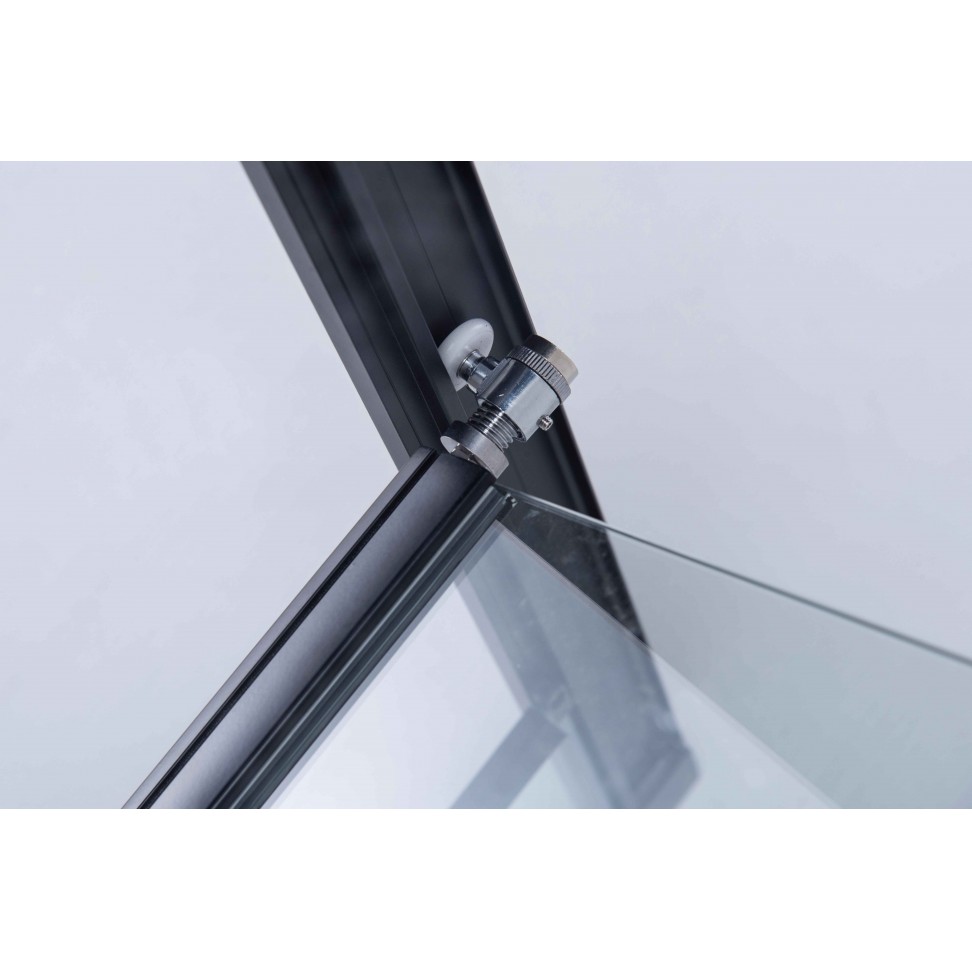 Cabine Duche Prince Transparente 180x80x80cm; Perfil Preto Cabine Duche Prince Transparente 180x80x80cm; Perfil Preto
