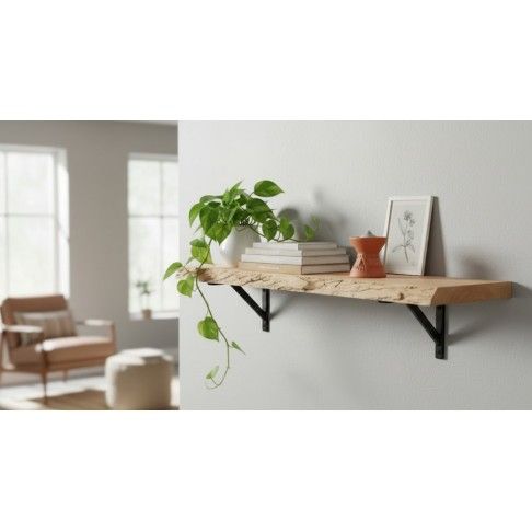 Painel de Madeira Maci�a em Pinho R�stico 1220x300x50mm