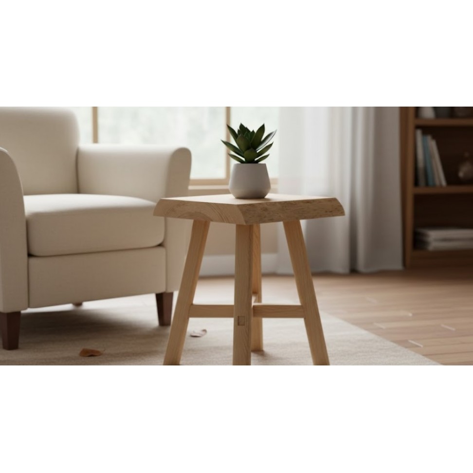 Painel de Madeira Maci�a em Pinho R�stico 1220x300x50mm
