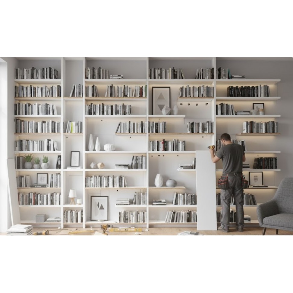 Painel Melamina 600x295x16mm Branco