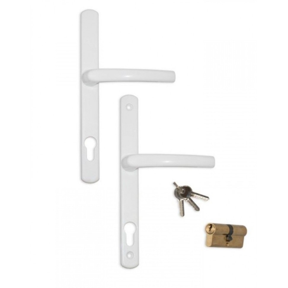 Puxador + Cilindro Para Porta PVC