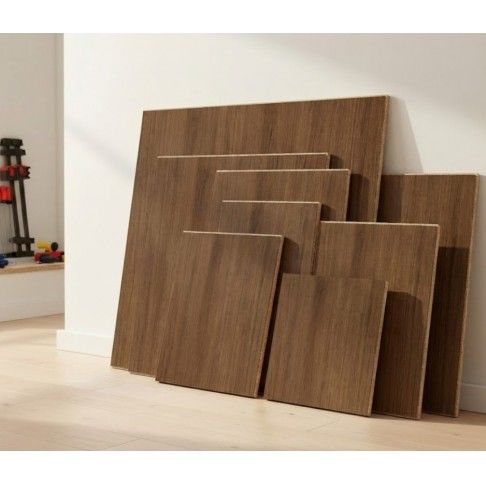 Painel Melamina 1220x597x16mm Nogueira