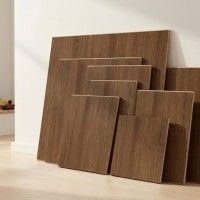 Painel Melamina 2440x597x16mm Nogueira Painel Melamina 2440x597x16mm Nogueira