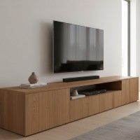 Painel Melamina 2440x597x16mm Nogueira Painel Melamina 2440x597x16mm Nogueira