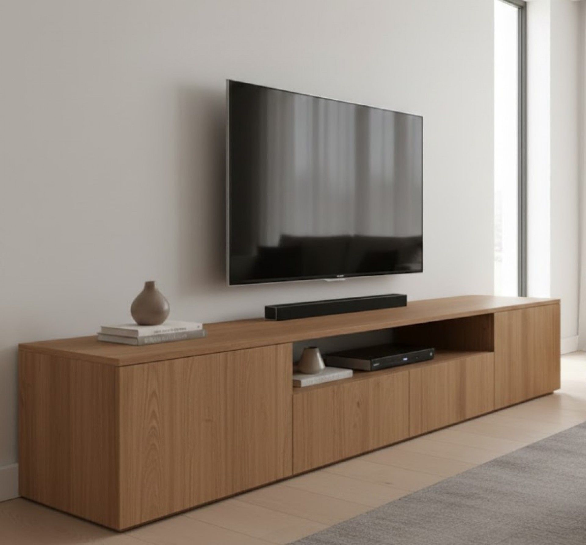 Painel Melamina 2440x597x16mm Nogueira