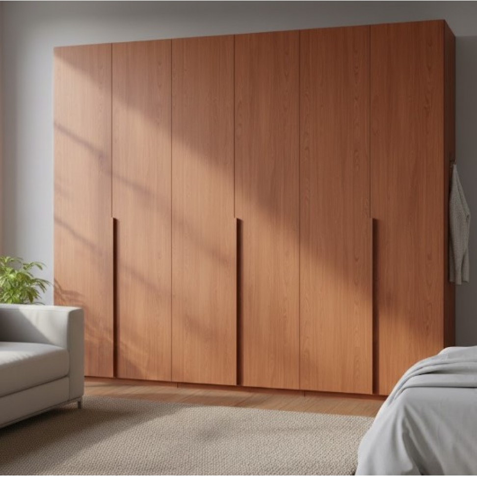 Painel Melamina 2440x595x16mm Cerejeira Canela