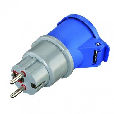 Adaptador Industrial Schuko 16 A