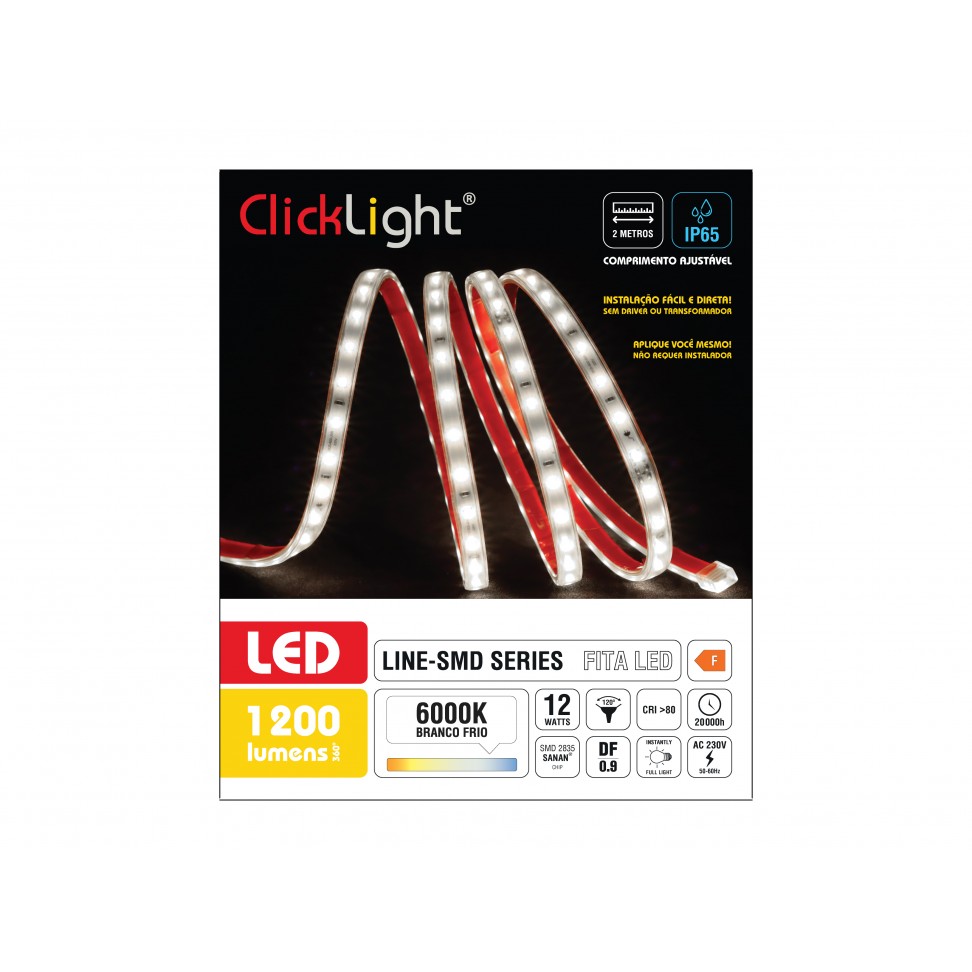 Fita LED Line SMD 220 V 6000 K; 2 m