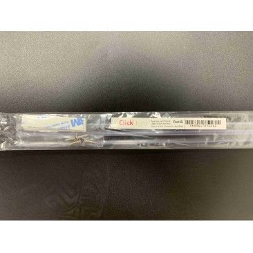 Perfil em PVC para Fita LED; 2 x 1 m