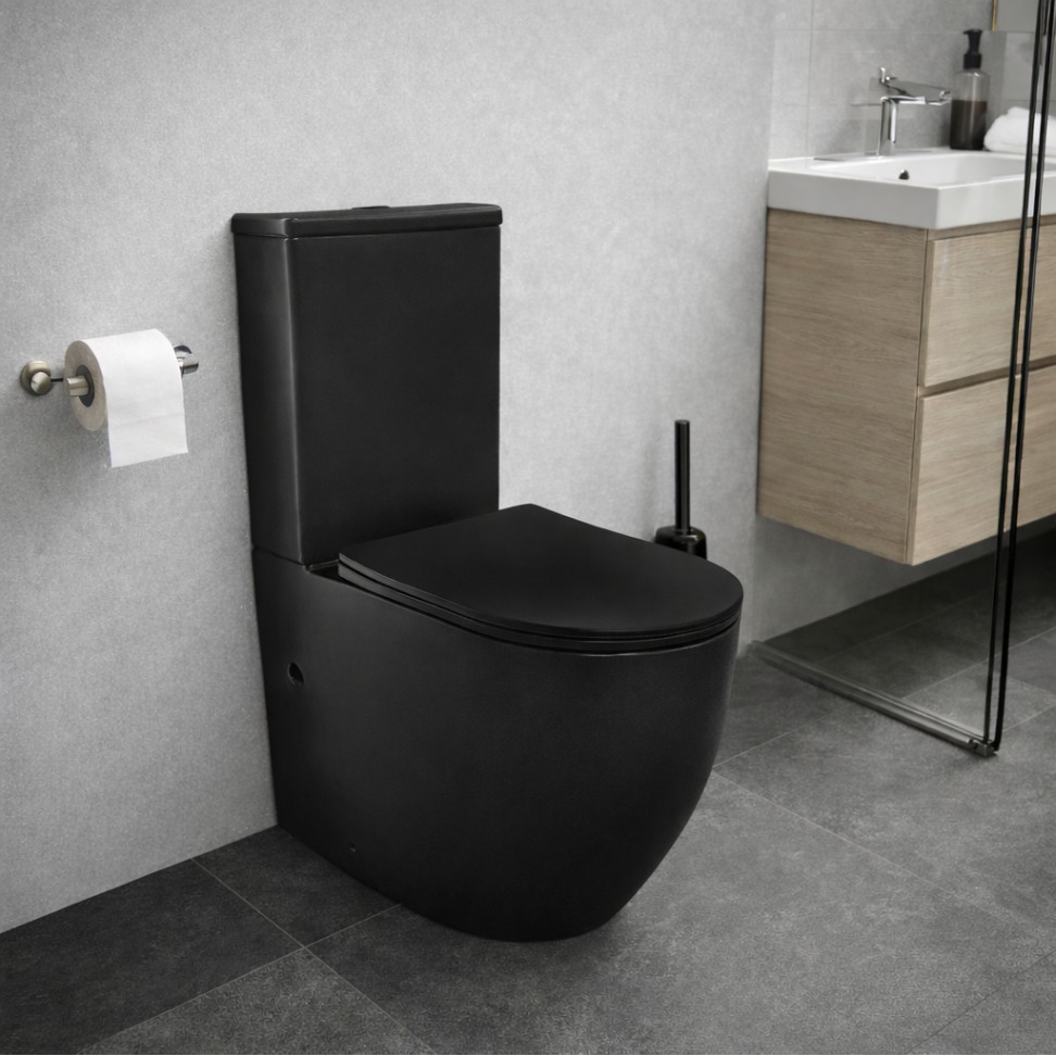 Pack WC Roma Dual (Sanita/Cisterna/Tampa) Preto