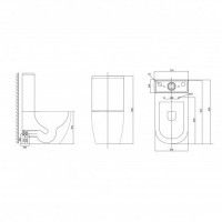 Pack Wc Roma (Sanita/Cisterna/Tampa) Preto