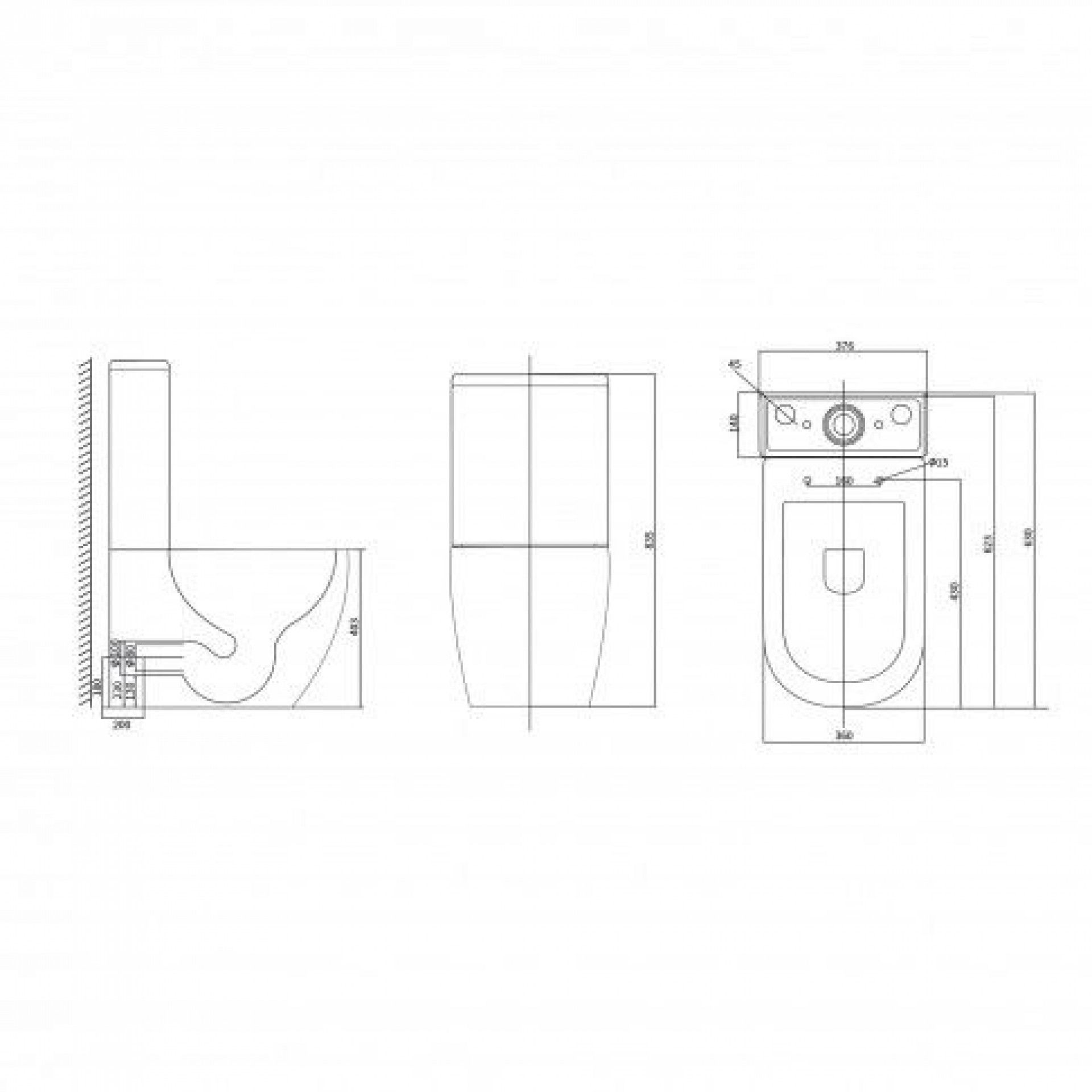 Pack Wc Roma (Sanita/Cisterna/Tampa) Preto