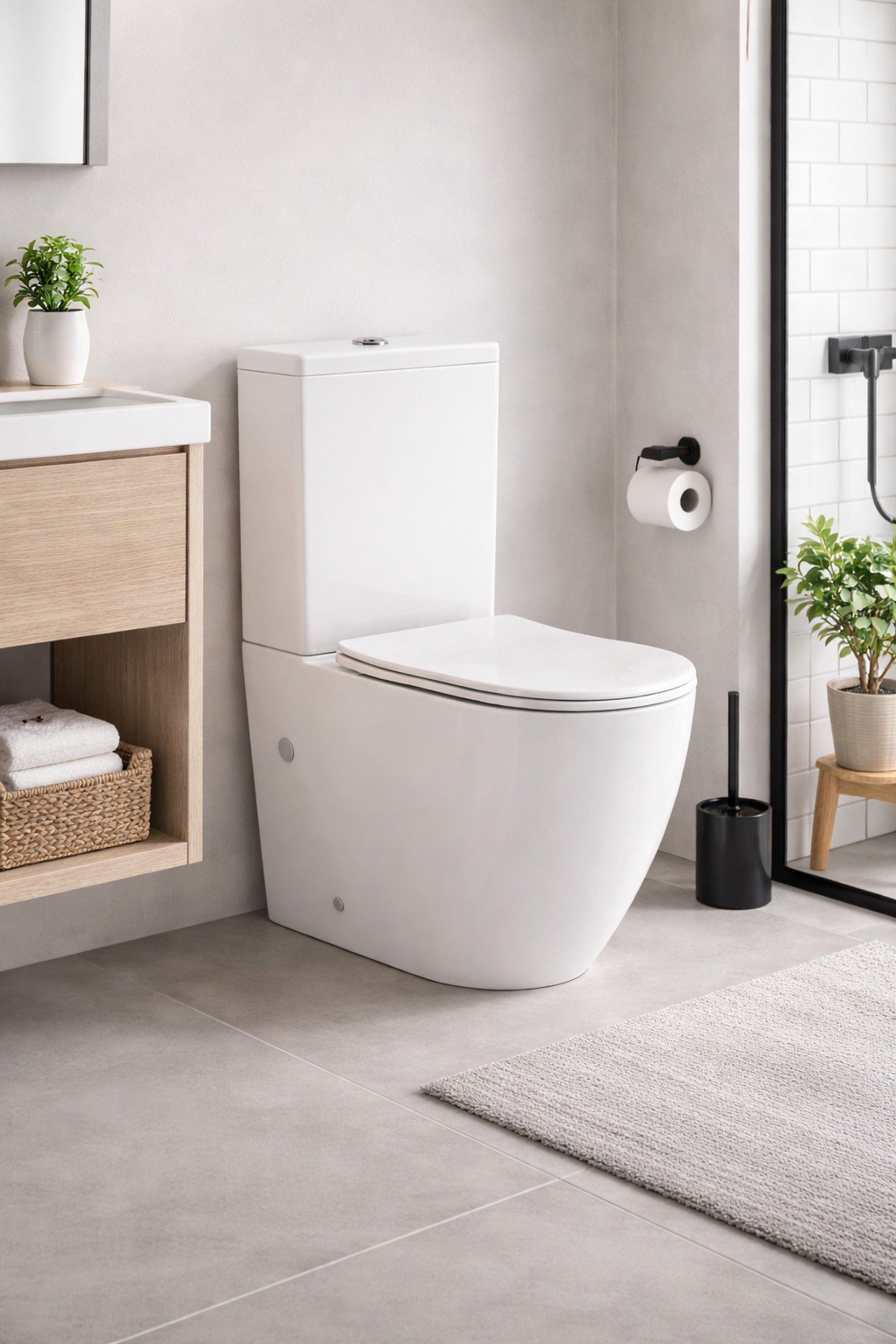 Pack WC Roma Dual (Sanita/Cisterna/Tampa) Branco