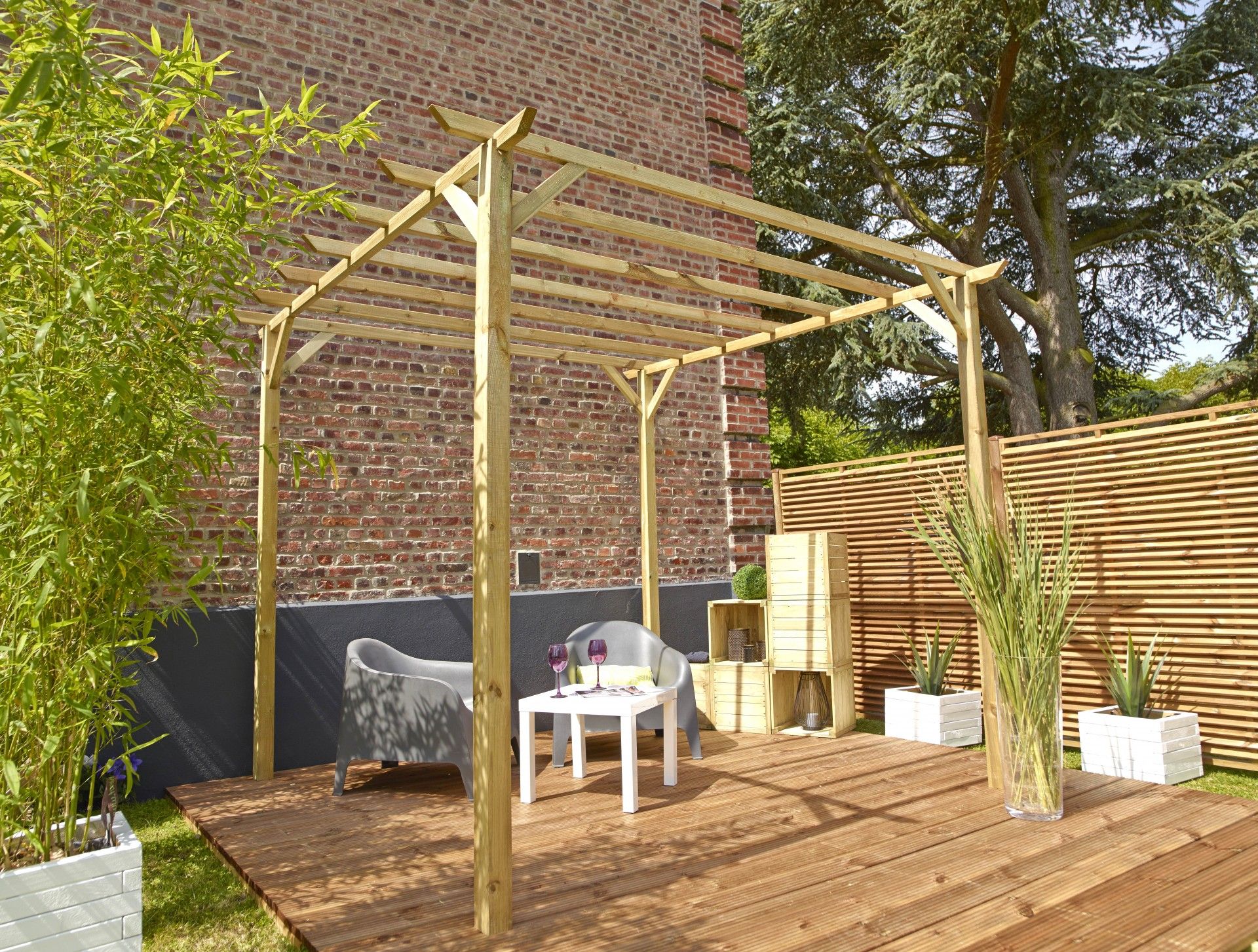 Pérgola de Madeira Ancolie