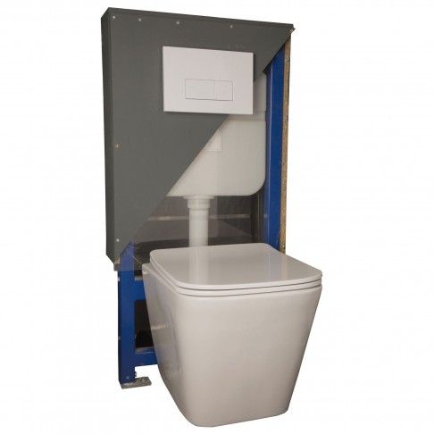 Pack WC Veneza Suspenso com Sanita e Tampa - Branco